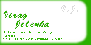 virag jelenka business card